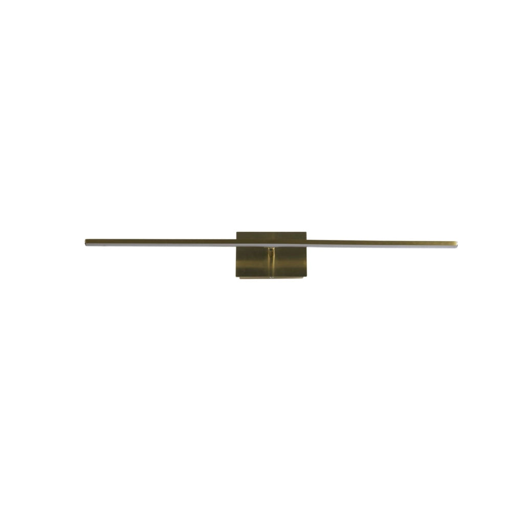 Applique a LED Amalfi IP44, metallo ottone satinato