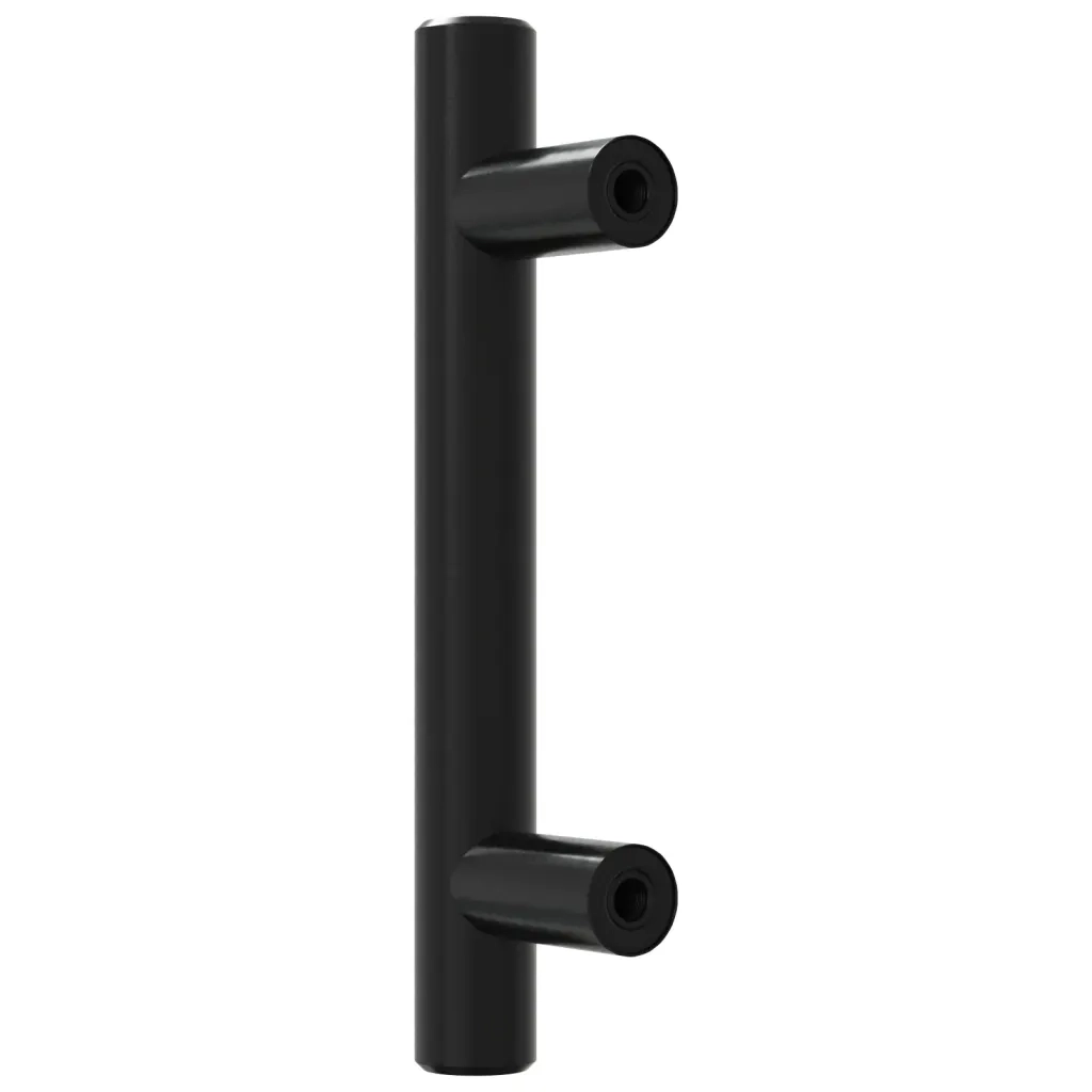 Maniglie per Mobili 20pz Nere 64 mm in Acciaio Inox 3203603