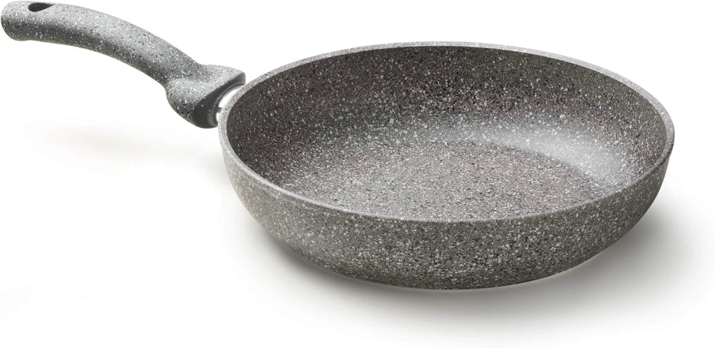 Padella Antiaderente Pietra 20 cm Antigraffio CUORE DI PIETRA Accademia Mugnano