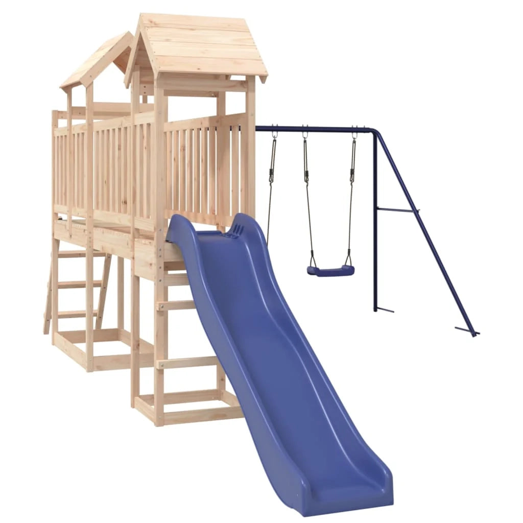 Area giochi da esterno 313 x 525 x 214 cm legno massello di pino 02_0004640