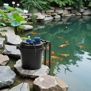 CPF-180 Filtro a pressione per laghetto con UVC da 11 W per 6.000 l