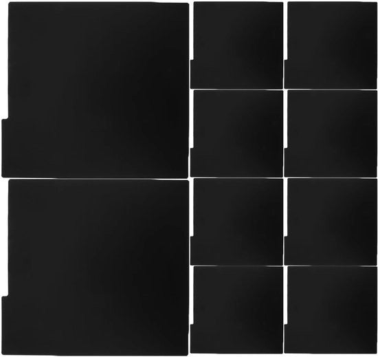 Divise per vinile - Pannelli di separazione in PVC - Dispositivo di distribuzione - Organizzatore - Materiale PP robusto - Progettazione personalizzabile