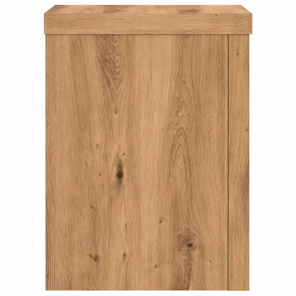 Portavasi mobili per fiori set da 2 fatti a mano legno ingegnerizzato marrone 02_0045296