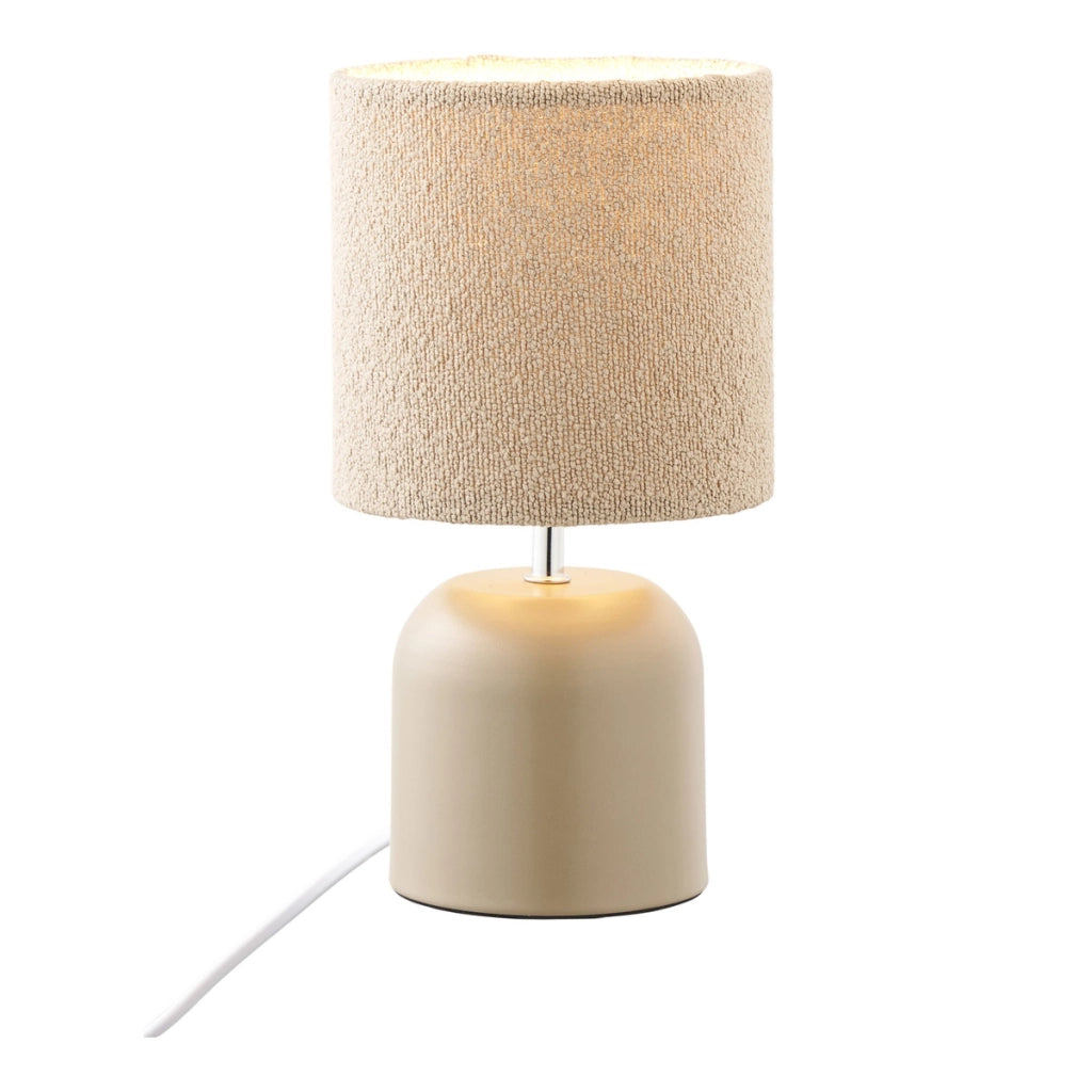 Lampada da Tavolo Morley, Grigio, Metallo, 12,5x12,5x24 cm