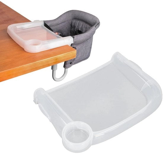 Tavolo da Pranzo Portatile per Bambini - Sedia da Pranzo con Superficie Antiscivolo