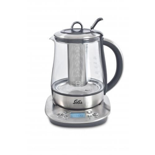 Solis 5515 bollitore elettrico 1,2 L 1400 W Acciaio inossidabile, Trasparente