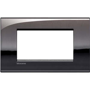 Living Light - Placca 4P Peltro - LNC4804PT