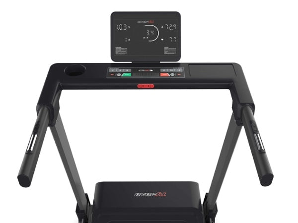 Tapis Roulant TFK 390 con HRC, Compatibile con Zwift e Kinomap, Sistema di Ammortizzazione Soft Tech Cushions