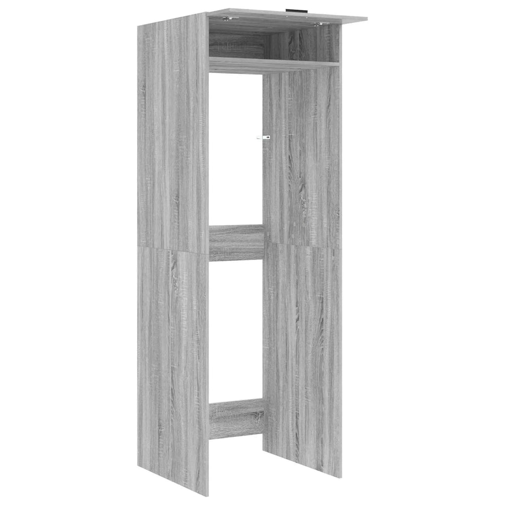 Mobiletto per lavatrice Grigio Sonoma 67,5 x 68 x 200 cm 3422789