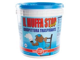 IL MUFFA STOP PAINT IDROPITTURA TRASPIRANTE  lt.14 in barattolo    DIXI