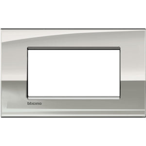 Living Light - Placca 4P Palladio - LNC4804PL