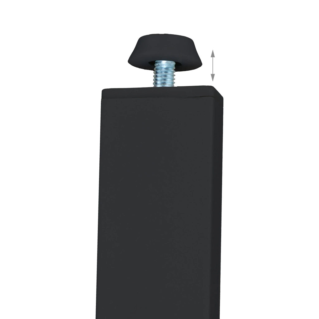AppendIABiti da terra con 8 doppi ganci e 3 ripiani 181 x 43 x 43 cm in MDF nero 13_0017845