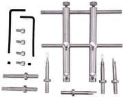 Strumento di rimozione lenti DSLR professionale - Chiave per lenti in acciaio inox con 6 assi e viti