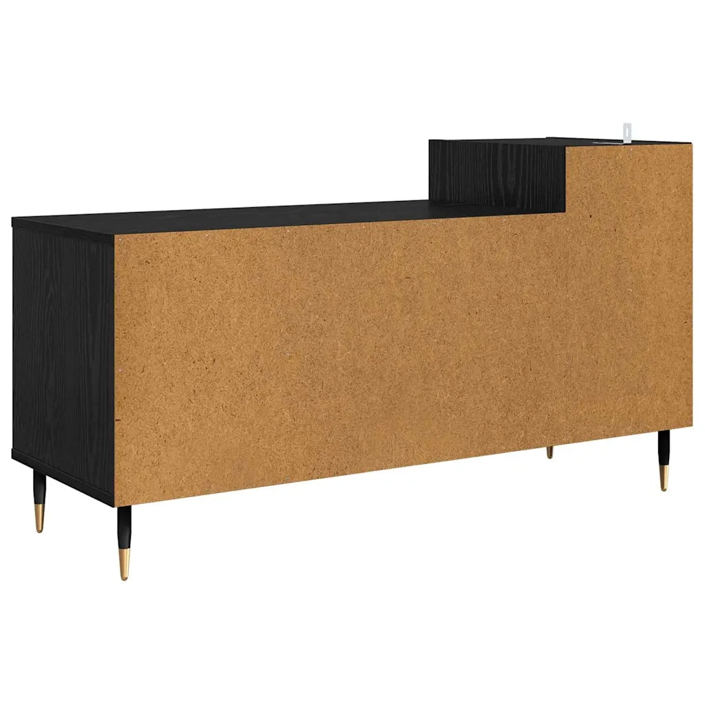 Mobile TV Rovere Nero 100 x 35 x 55 cm Legno multistrato 882719