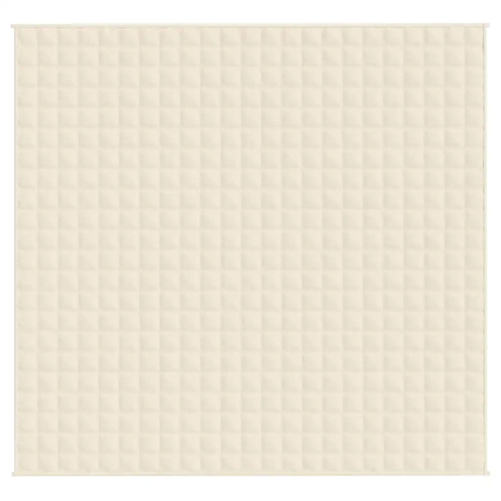 Coperta Ponderata Crema Chiaro 220x240 cm 15 kg Tessuto 3154882
