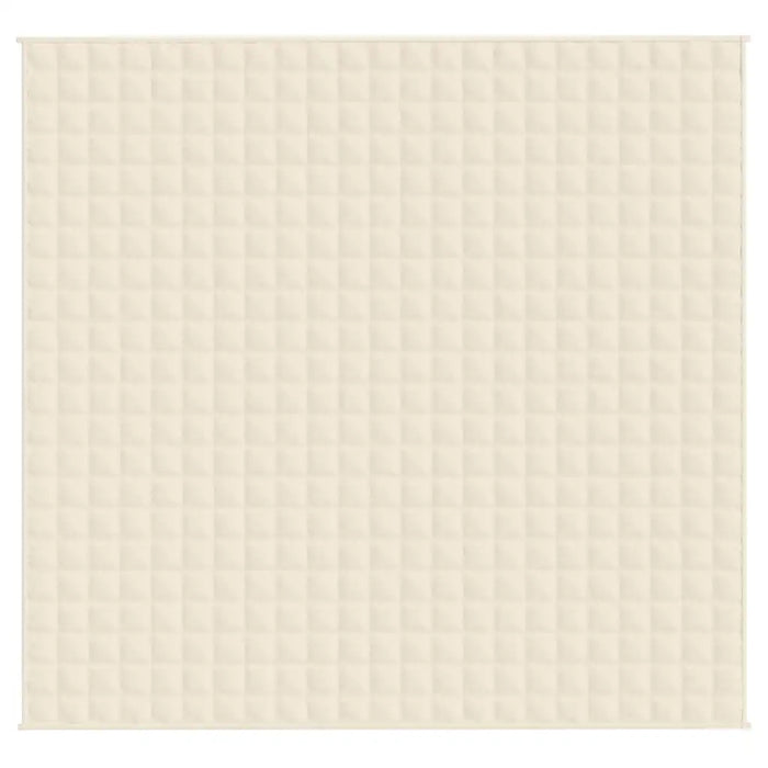 Coperta Ponderata Crema Chiaro 220x240 cm 15 kg Tessuto 3154882