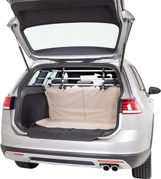 Copriporta auto per cani 180 × 130 m beige/nero per Trixie accessori per auto per cani - facile da pulire