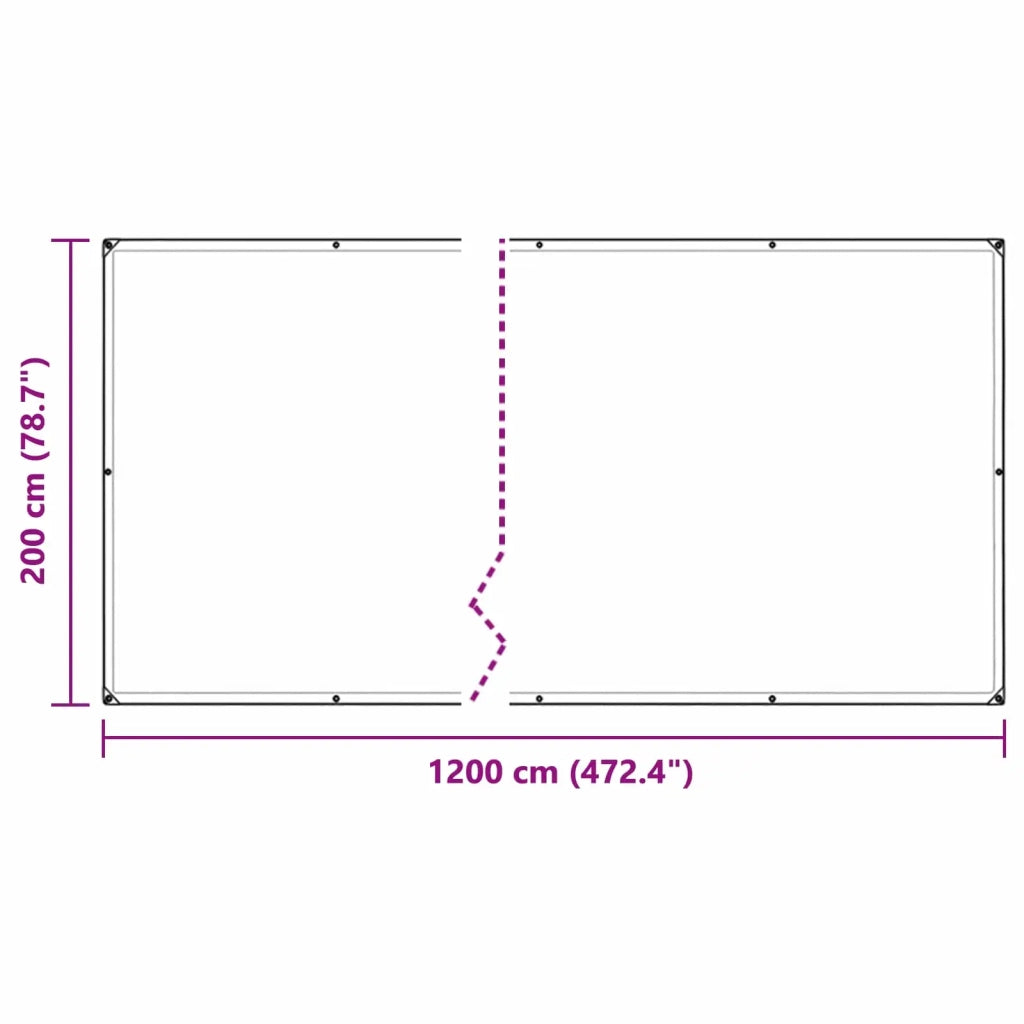 Copertura per Piante Trasparente 2 x 12 m PVC CFW4891941