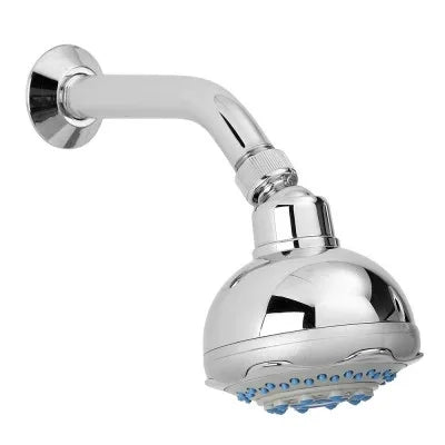 Set doccia a incasso cromo con braccio e soffione multi-getto in acciaio  Fast