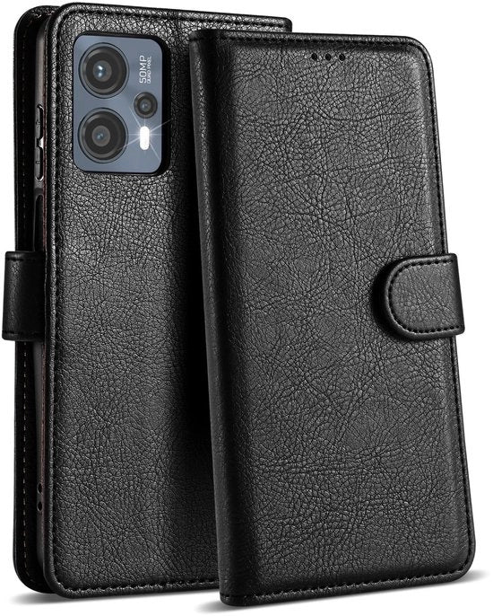 Case per Motorola Moto G13 / G23 / G53 5G - fodero in pelle con slot per carte [blocco RFID] resistente allo shock [standard] custodia per protezione per cellulare per Motorola G13 - fodero per cellulare