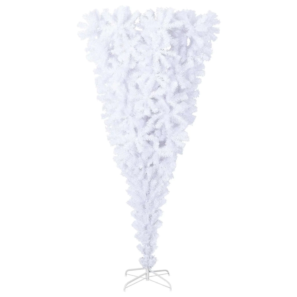 Albero di Natale artificiale Bianco 240 cm PVC e Acciaio 3426742