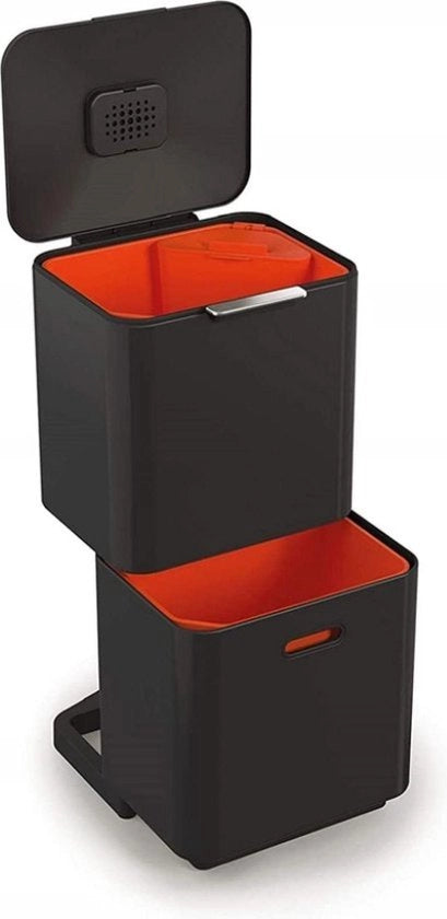 Sistema di separazione rifiuti Max 60 litri filtro antisoffio contenitore rimovibile per rifiuti organici capacità grande 60 litri.
