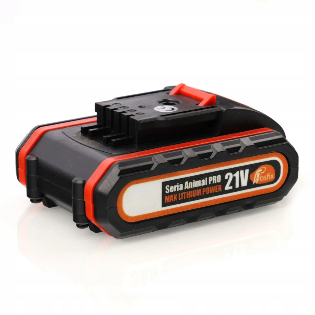 Batteria 21V 1,5Ah Li-Ion Serie Animal PRO – Alta Capacità e Durata | Compatibile con Utensili Rosfix | Ricarica Rapida