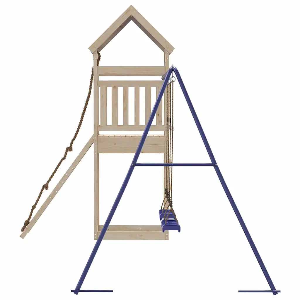 Set da Gioco da Esterno in Legno Massello di Pino 3279031