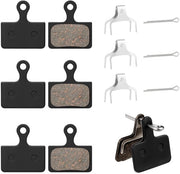 Set di freni per bicicletta da 3 paia - Freni a disco semi-metallici - Frenata potente - Alta durata - Adatto per M315/M355/M365
