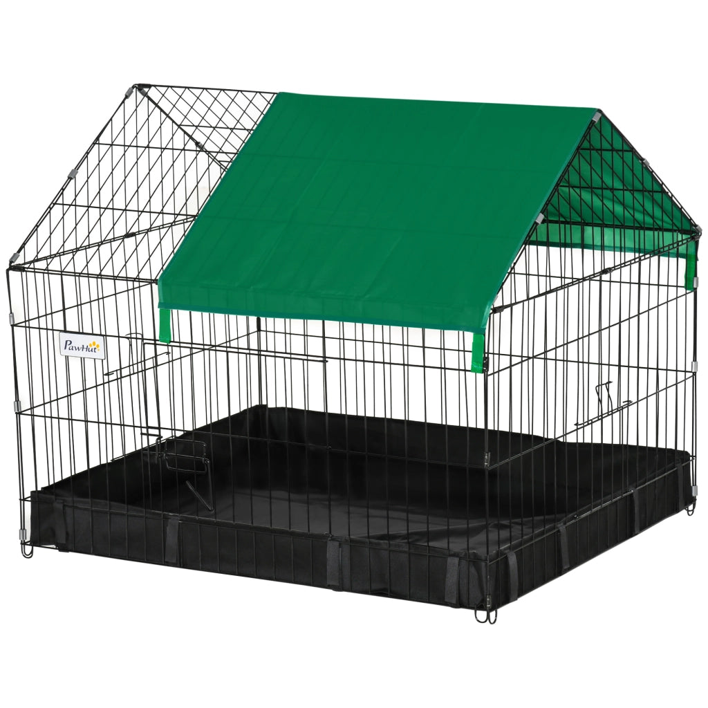 Gabbia per Animali in Metallo e Tessuto ¨C zephmum ¨C 90x75x75cm