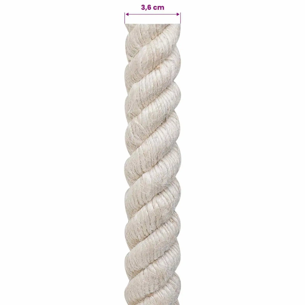 Corda di Juta 36 Bianco 100% juta Tossa 42011685