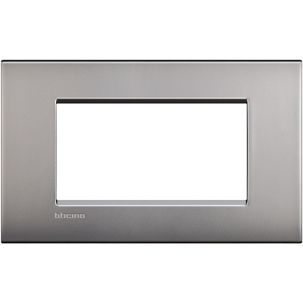 Living Light - Placca 4P Nichel satinato - LNC4804NK