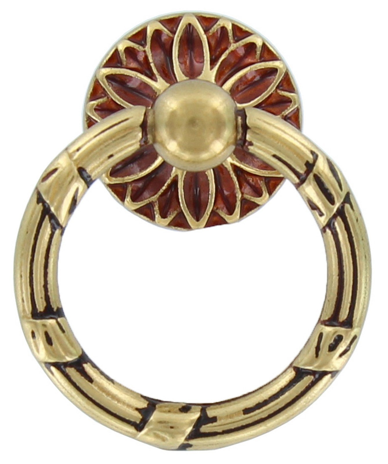 maniglia antichizzata art.09236 mm.34x43 patine' cod:ferx.26051