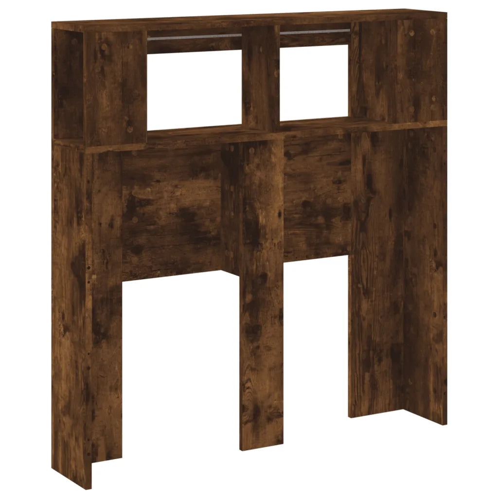 Testiera | Testata LED Rovere Fumo 100x18,5x103,5 cm Legno Multistrato