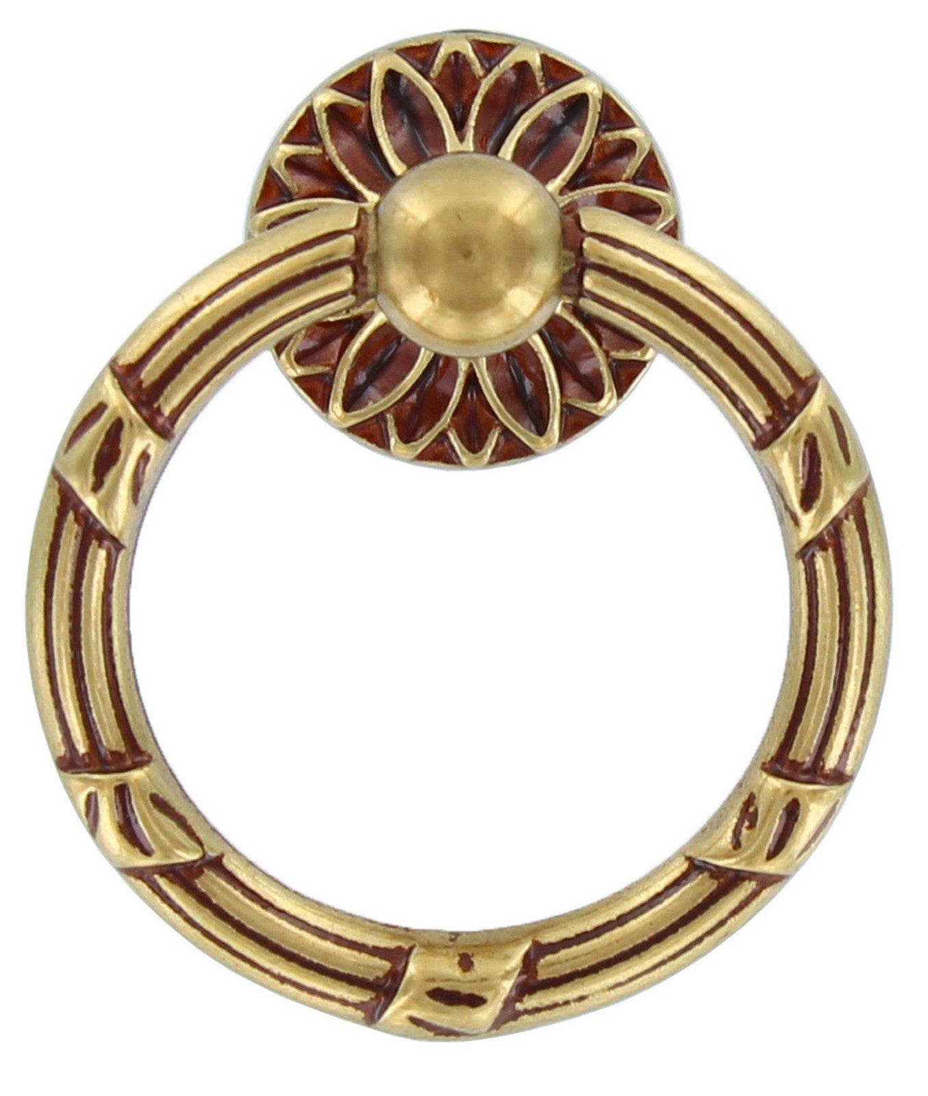 maniglia antichizzata art.09236 mm.42x49 patine' cod:ferx.26052