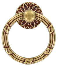 maniglia antichizzata art.09236 mm.42x49 patine' cod:ferx.26052