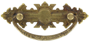 maniglia antichizzata art.06305 mm.114x50 ottone antico cod:ferx.26054