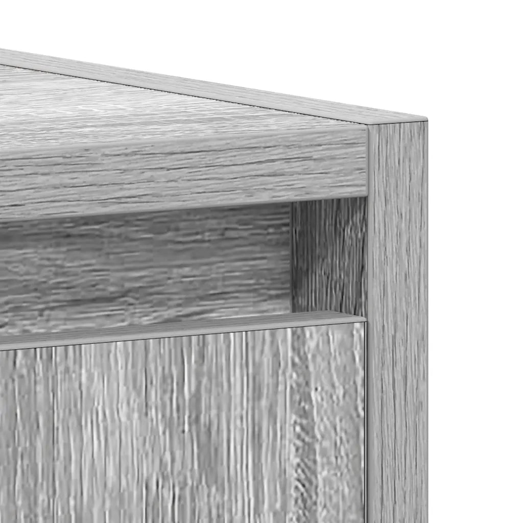 Armadietto Bagno Grigio Sonoma 60x33x61 cm in Legno Multistrato cod mxl 11647