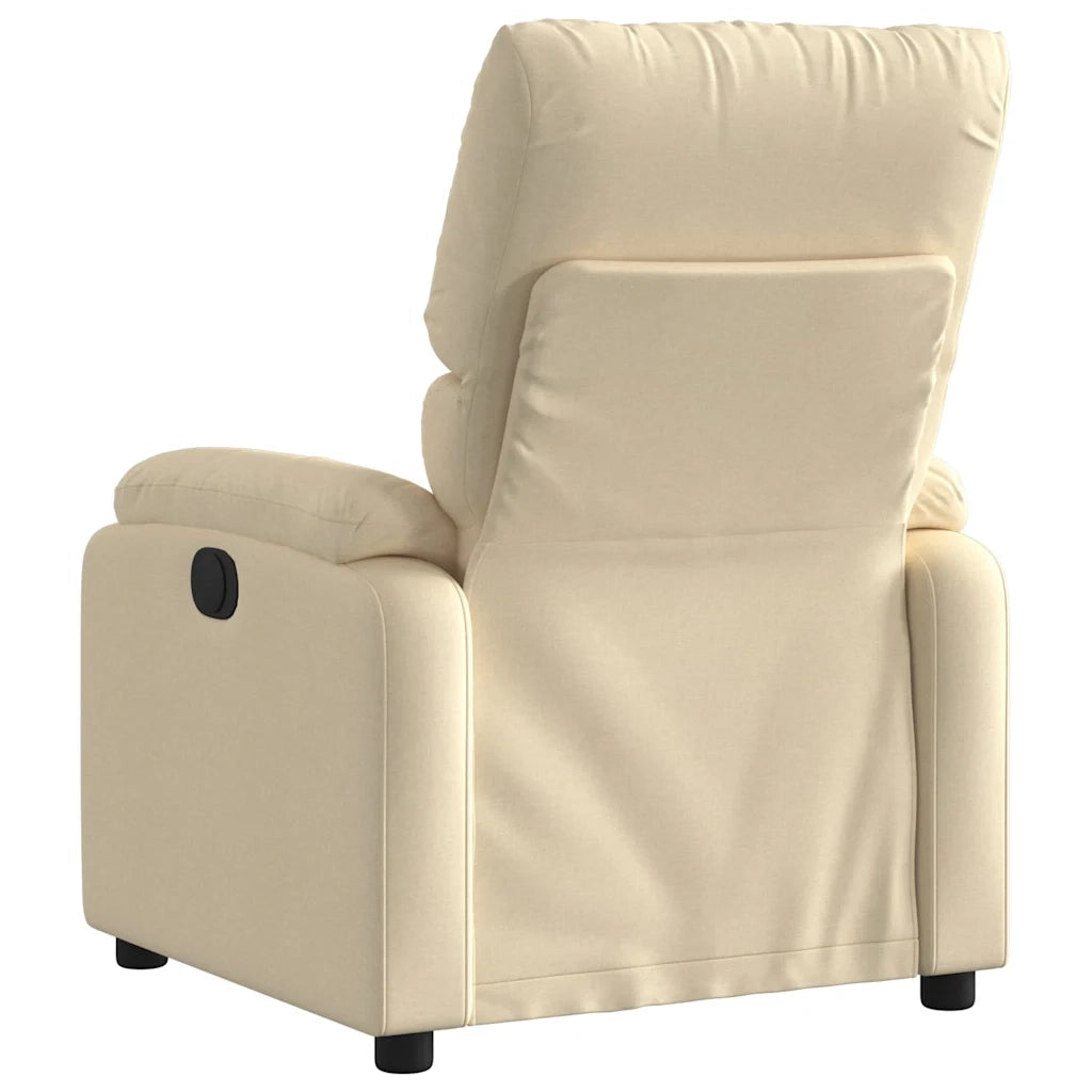 Divano Sedia-Poltrona reclinabile in tessuto color crema 718764