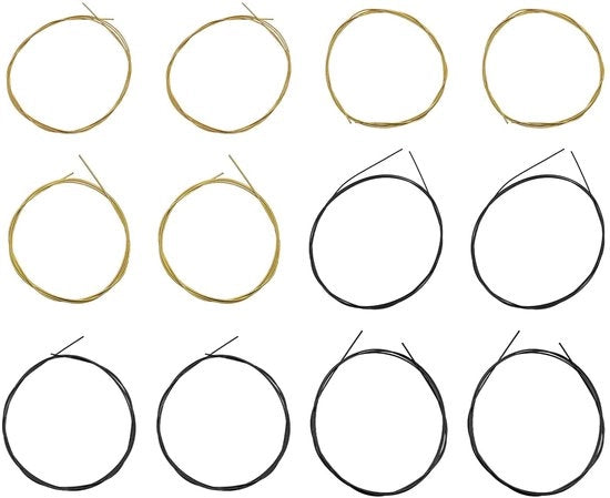 Snodi per Chitarra Classica in Bronzo 80/20 - 2 Set - Materiali: Nylon - Tensione: 028/032/040/030/036/042 - Facili da Installare