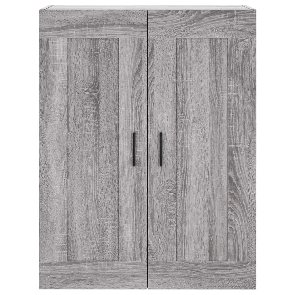 Credenza Grigio Sonoma 69,5x34x180 cm in Legno Multistrato 3199639