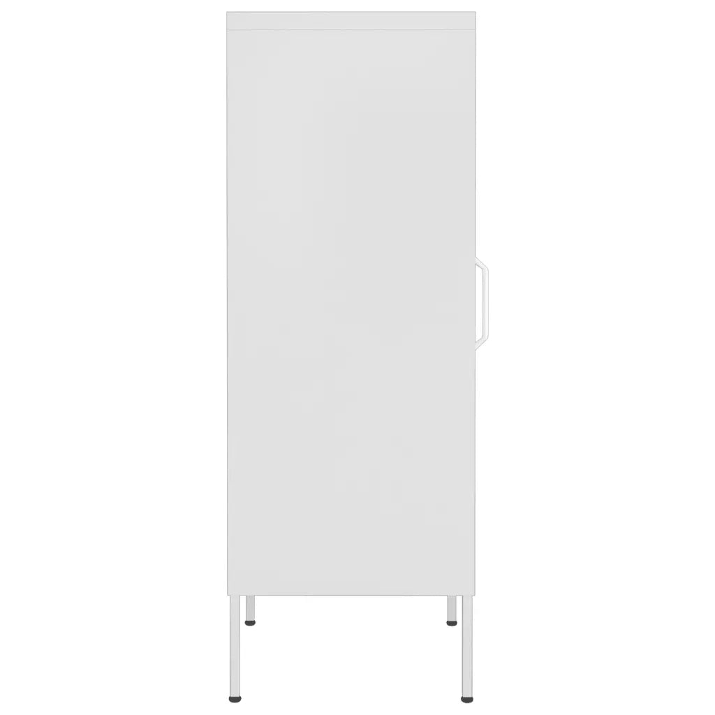Armadietto Bianco 42,5x35x101,5 cm in Acciaio 336197