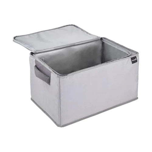 Organizer termico pieghevole neo in poliestere colore grigio cm 48x31,5x26,5.