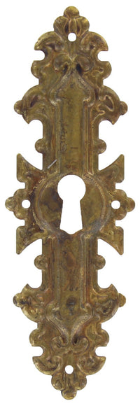 bocchetta antichizzata art.30692 mm.38x114 ottone antico cod:ferx.26076