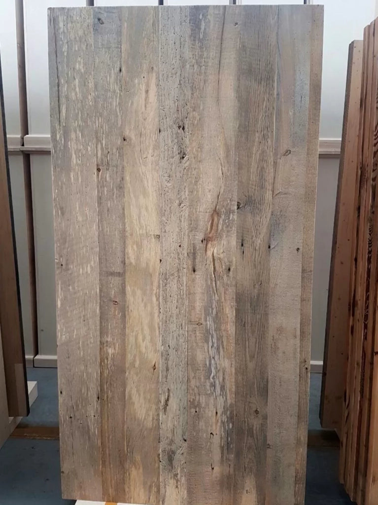Tavolo fisso rettangolare  legno massello ontano (ga02) - Mobili 2G