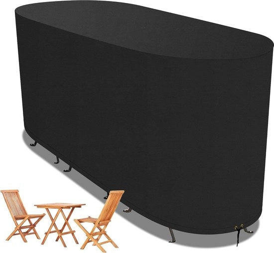 Coprioggetto impermeabile in 420D Oxford tessuto per set di tavolo da giardino e mobili da esterno - Coprioggetto per set da giardino - 146 x 70 x 80 cm