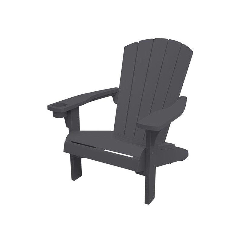 Sedia Poltrona da Giardino Alpine Adirondack Graphite 80,5 x 92 x 100,5 cm