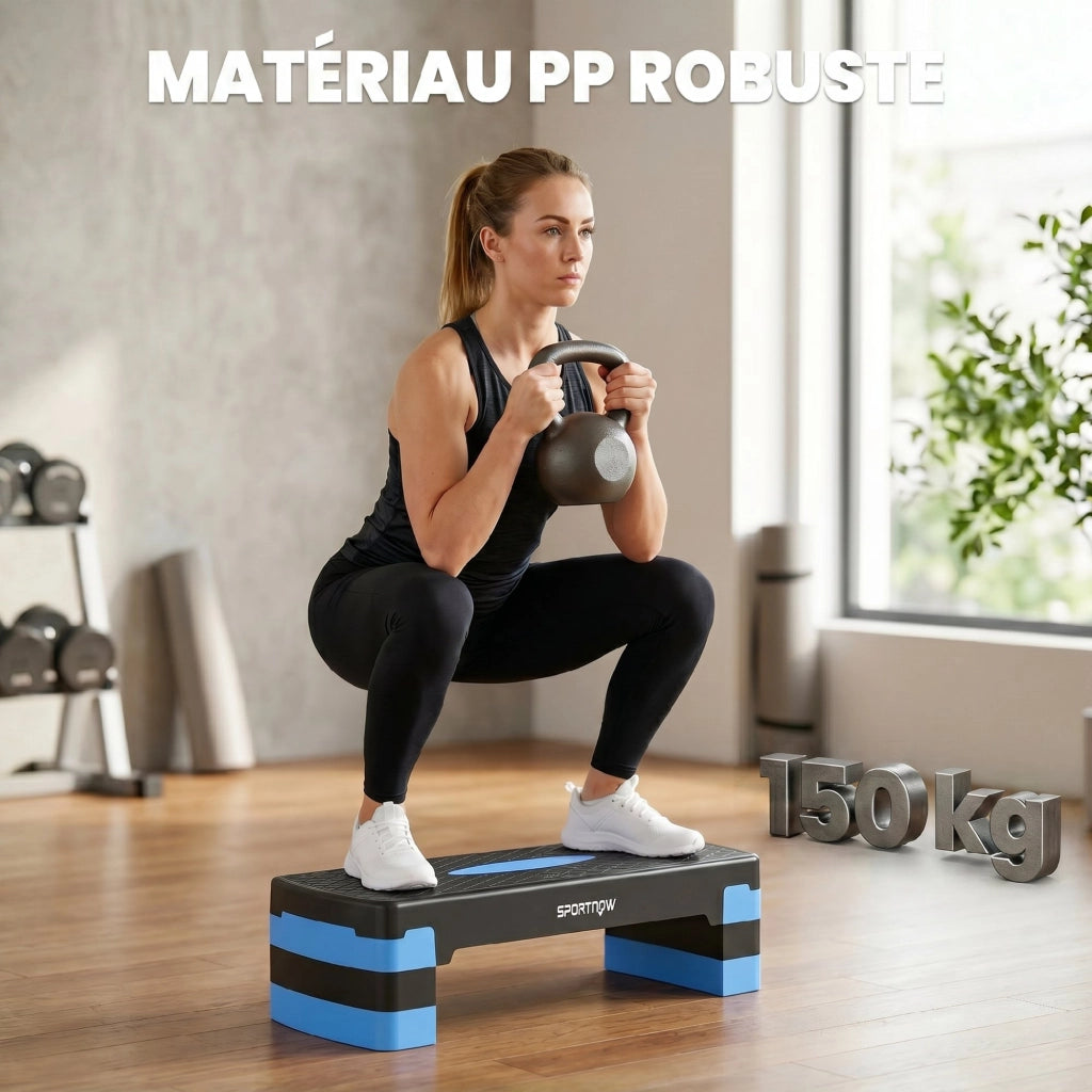 Stepper Fitness Aerobico ¨C zephmum ¨C Blu 68x29x20cm