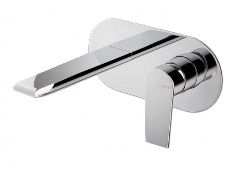 Miscelatore a parete lavabo Vema Timea cromo lucido V16051