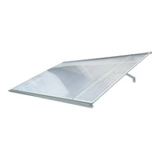 Tettoia con telaio in alluminio STARKEDACH Straight T-160 7035 con rivestimento in policarbonato